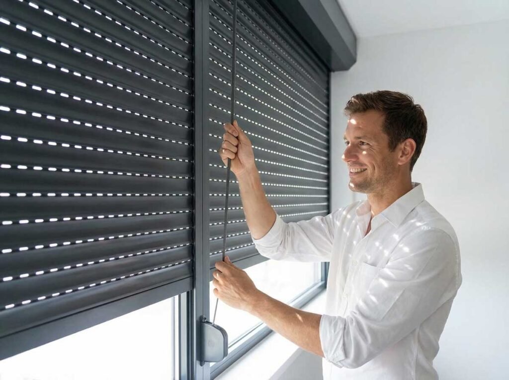 Handbediende rolluiken 1