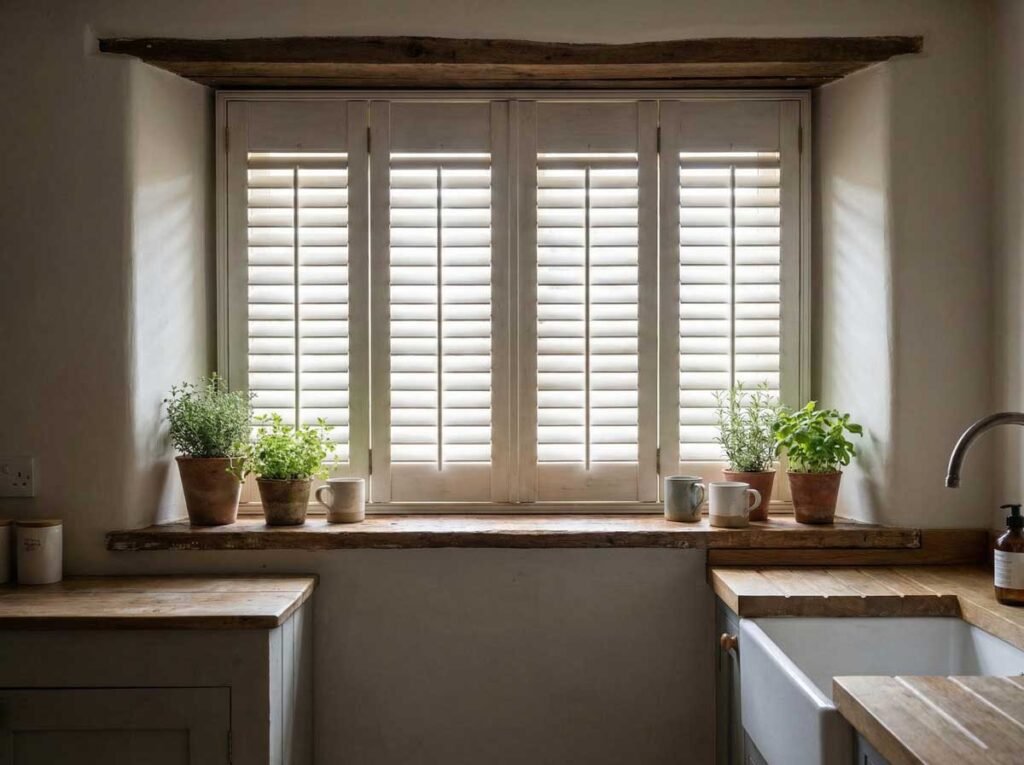 Kunststof shutters voor de badkamer en keuken