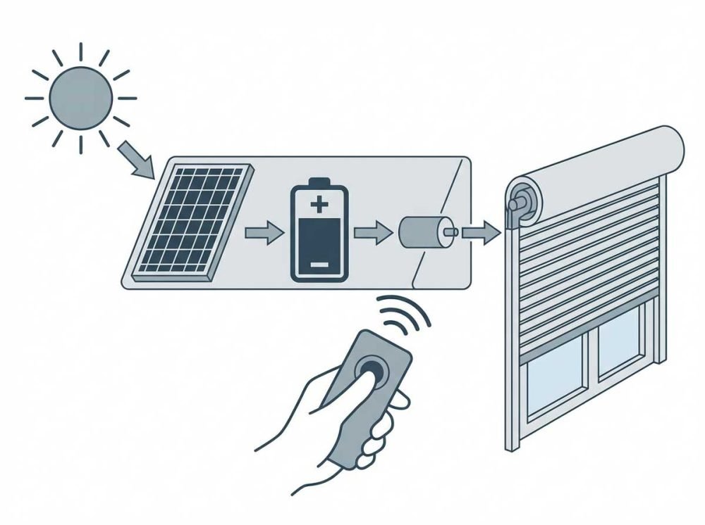 De krachtige accu en het zonnepaneel