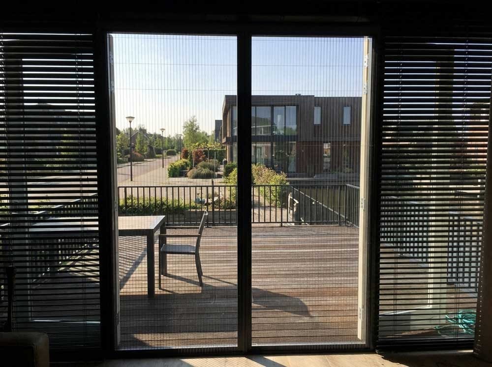 Dubbele hordeur voor openslaande deuren