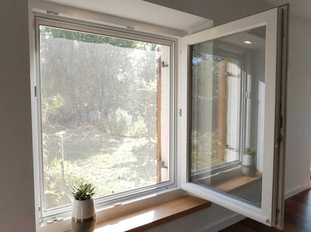 Vaste hor voor naar binnen draaiende ramen